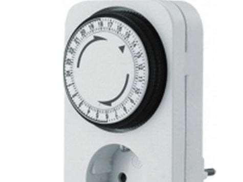 Bachmann Mechanical timer Switch - Automatisk strömbrytare - AC 230 V - vit
