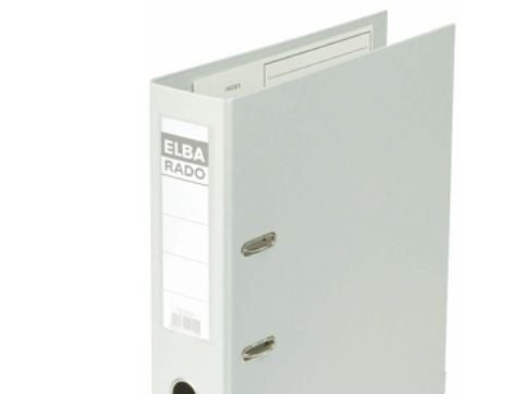 Elba Rado Plast, A4, Grå, 500 ark, 80 mm, 1 styck