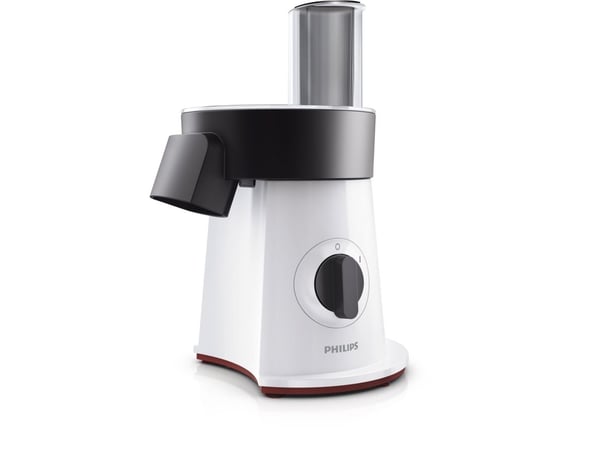 Philips Viva Collection HR1388/80 salatkutter, 600 RPM, Plast, Sikkerhetslåssystem, Svart, Rød, Hvit, Rustfritt stål, Plast
