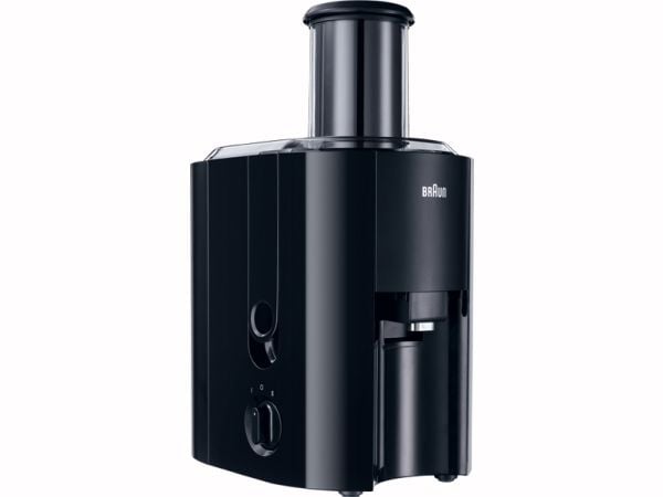 Braun J300, Juicesentrifuge, Sort, Trinn, 2 l, 7,5 cm, 1250 ml