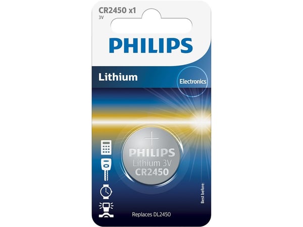 Philips Minicells CR2450 - Batteri CR2450 - Li - 600 mAh