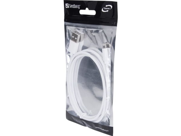 Sandberg Saver - Lightning-kabel - Lightning (han) til USB (han) - 1 m - for Apple iPad/iPhone/iPod (Lightning)