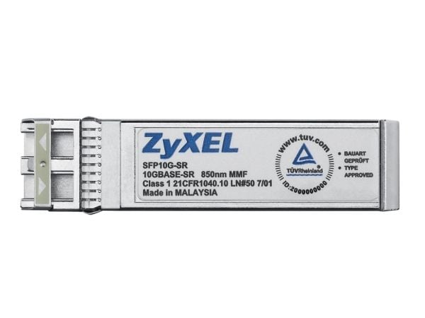 Zyxel SFP10G-SR - SFP+ transceivermodul - 10GbE - 10GBase-SR - LC multimodus - opp til 300 m - 850 nm - for Zyxel XGS1910-24, XGS1910-48
