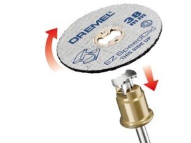Dremel skärskivssats SC406 SPEEDCLIC Ø38 mm 2 st