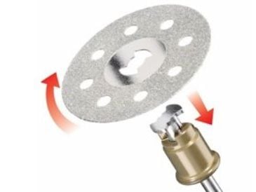 Dremel SC545, Metallkuttende skive, Stein, Diamant, 20000 RPM, Dremel, Grå