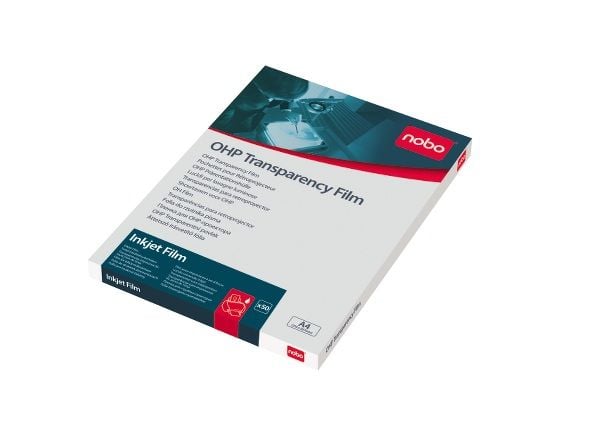 Transparenter Inkjet Nobo A4 (210x297 mm) klar OHP-film - (50 stk.)