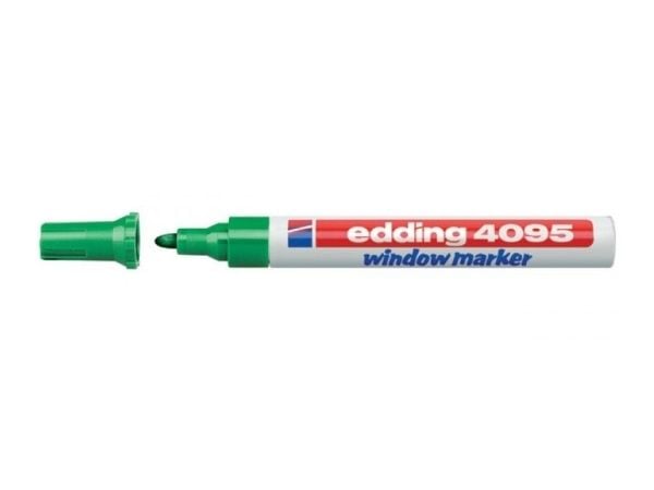 edding 4095 window - Markering - grön - vattenbaserat bläck - 2-3 mm