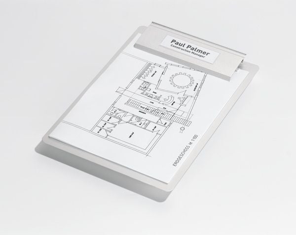 Durable Pocketfix, Gjennomsiktig, Rektangel, PVC, 100 mm, 30 mm, 10 stykker