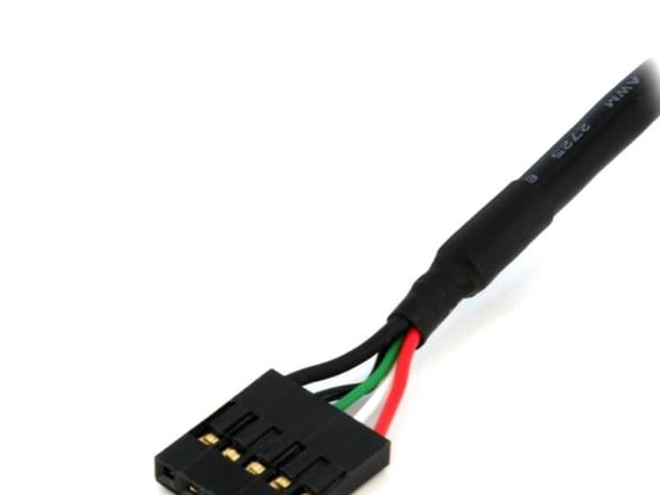 StarTech 24in Internal 5 pin USB IDC Motherboard Header Cable F/F - USB cable - 5 pin IDC (F) to 5 pin IDC (F) - USB 2.0 - 2 ft - black - USBINT5PI...
