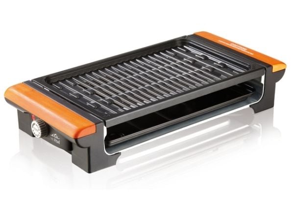 ETA Vital 1162 90000 - Grill - elektrisk - 857,75 cm2 - svart/tre