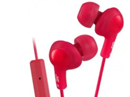 JVC HA-FR6, Kabel, 10 - 20000 hz, 4,1 g, Hörlurar, Röd