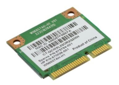 Atheros AR9485 - Nettverksadapter - PCIe Half Mini Card - 802.11b/g/n, Bluetooth - for Compaq CQ58; Presario CQ57, CQ58; HP 1000, 2000, 255 G3; Pav...