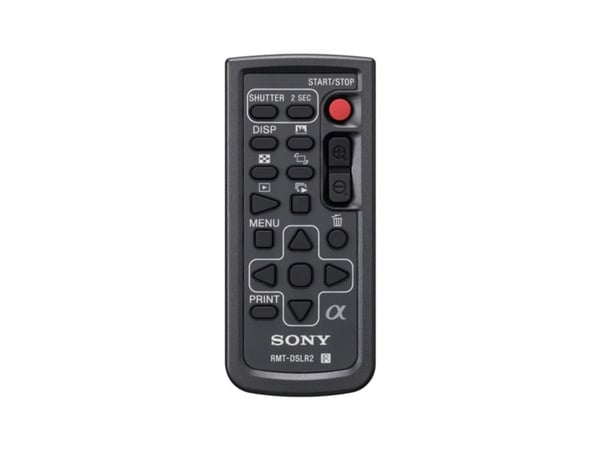 Sony RMT-DSLR2, Digitaalikamera, Uudelleenladattava, Musta