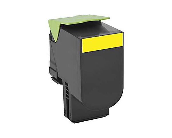 Lexmark 80C0S40, 2000 sivua, Keltainen, 1 kpl