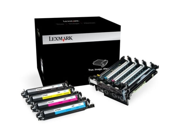 Lexmark Black & Colour Imaging Kit - Svart, Farge - sett for skriverbildedannelse LCCP - for Lexmark C2132, CS310, CS317, CS417, CS517, CX317, CX41...