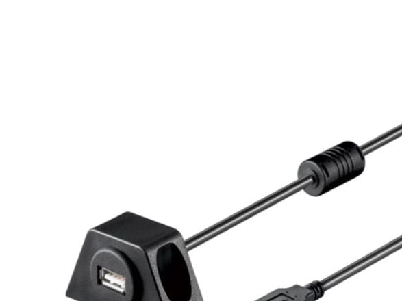 Goobay USB2.0 - USB2.0, 1.2m, 1,2 m, USB A, USB A, USB 2.0, Hankjønn/hunkjønn, Sort