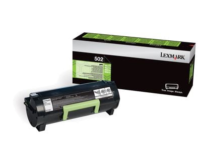 Lexmark 502, 1500 sivua, Musta, 1 kpl