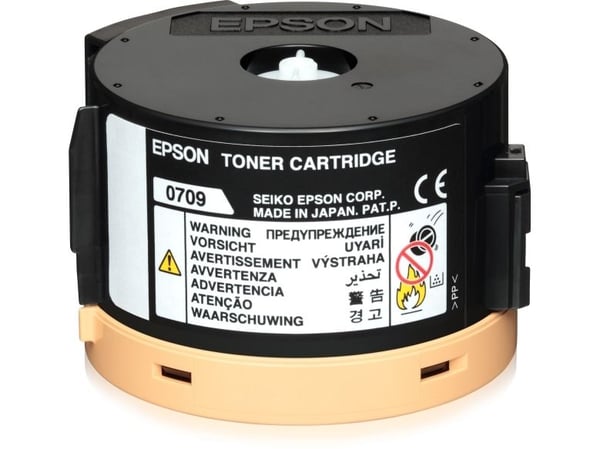 Epson 0709 - Svart - original - tonerpatron - for WorkForce AL-M200DN, AL-M200DN Double pack bundle ETD, AL-M200DW, AL-MX200DNF, AL-MX200DWF