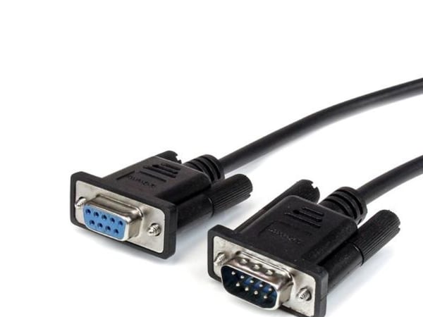 StarTech.com 3m musta suora DB9 RS232-sarjaliikennekaapeli - DB9 RS232-sarjan jatkokaapeli - uros-naaraskaapeli (MXT1003MBK) - Sarjaliikennekaapeli...