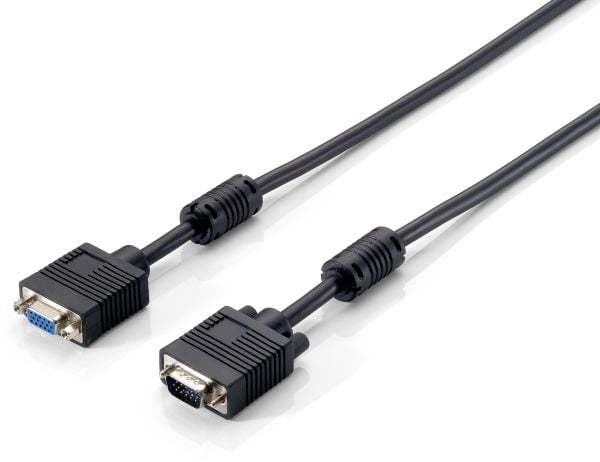 Equip 118801, 3 m, VGA (D-Sub), VGA (D-Sub), Hanstik, Hunstik, musta