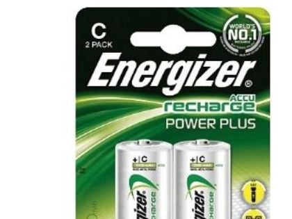 Energizer Accu Recharge Power Plus - Batteri 2 x C - NiMH - (ladbare) - 2500 mAh