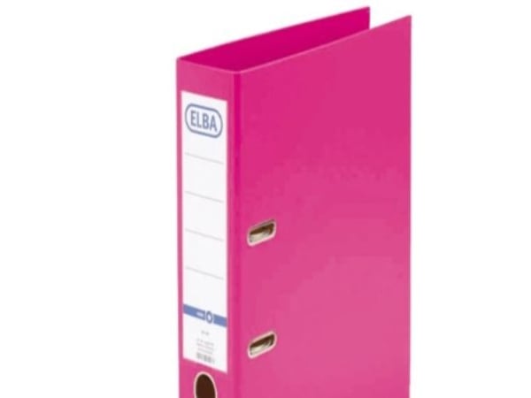Elba Smart PP/PP, 50 mm, A4, Polypropylen (PP), Rosa, 280 ark, 5 cm, 285 mm