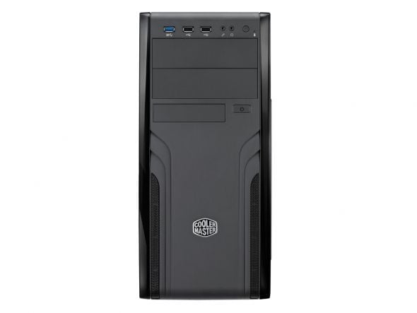 Cooler Master CM Force 500 - Tower - ATX - ingen strømforsyning (ATX / PS/2) - svart - USB/lyd