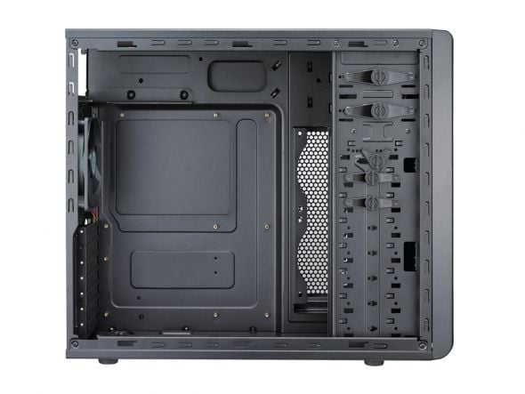 Cooler Master CM Force 500 - Tower - ATX - ingen strømforsyning (ATX / PS/2) - svart - USB/lyd