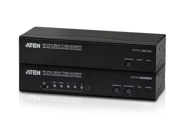 ATEN CE775, 1920 x 1200 pikseliä, AV-lähetin ja -vastaanotin, 300 m, musta