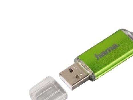 Hama Laeta 64GB, 64 GB, USB Type-A, 2.0, 10 MB/s, Med lokk, Grønn, Gjennomsiktig