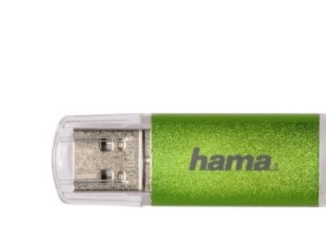 Hama Laeta 64GB, 64 GB, USB Type-A, 2.0, 10 MB/s, Med lokk, Grønn, Gjennomsiktig