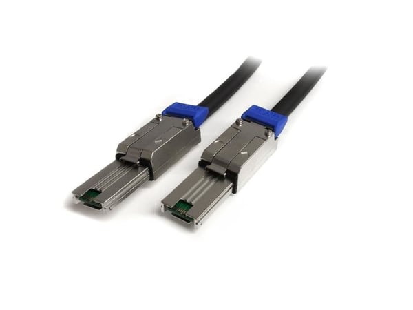StarTech 3m External Mini SAS Cable - Serial Attached SCSI SFF-8088 to SFF-8088 - 2x SFF-8088 (M) - TAA Compliant - 3 meter, Black (ISAS88883) - SA...