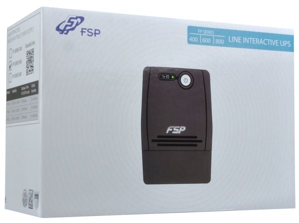 FSP FP 800 - UPS - AC 110/120/220/230/240 V - 480 Watt - 800 VA 9 At - lähtöliittimet: 2