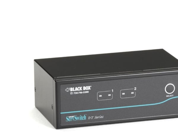 Black Box ServSwitch - Omkopplare för tangentbord/video/mus - 2 x KVM port(s) - skrivbordsmodell