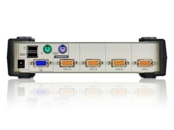 ATEN CubiQ CS84U - Omkopplare för tangentbord/video/mus - 4 x KVM port(s) - 1 lokal användare - skrivbordsmodell