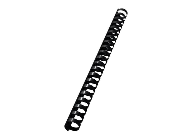 Leitz - 21 ringer - A4 (210 x 297 mm) - 180 ark - svart - plastbindekam - for Leitz comBIND 300, comBIND 500, comBIND 500e