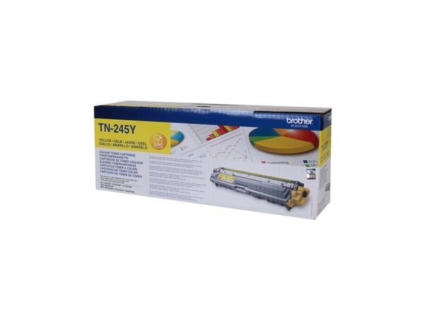 Brother TN-245Y, 2200 sider, Gult, 1 stykker