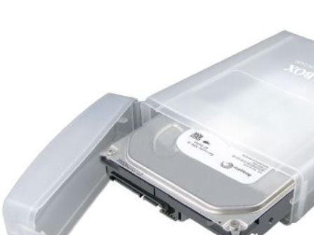 ICY BOX IB-AC602a - Beskyttelsesboks for harddisk - gjennomsiktig
