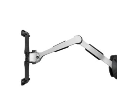 AG Neovo WMA-01 - Monteringssats (vridbar arm) - vridbar - för LCD-display - plast, stål, aluminiumlegering - svart, silver - väggmonterbar