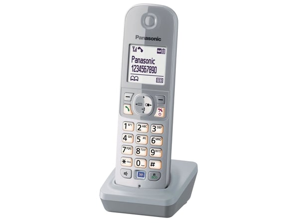 Panasonic KX-TGA681 - Trådløst ekstra håndsett med anrops-ID - DECT\GAP - sølv