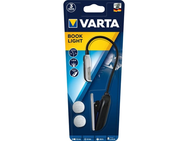 Varta Easy Line 16618 - Leselys - LED - klemmemonterbar - kjølilg hvitt lys