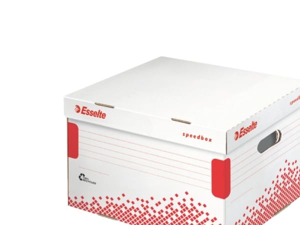 Esselte Speedbox Medium - Lagerboks - hvit