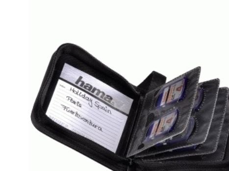 Hama Wallet 12 SD, Koskin, Svart, 127 mm, 93 mm, 30 mm, 72 g