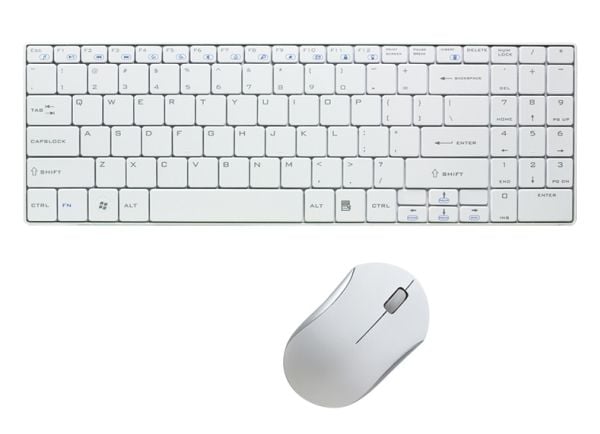 LogiLink ID0109, Fullstor (100 %), Trådlös, RF Trådlös, Vit, Mus inkluderad