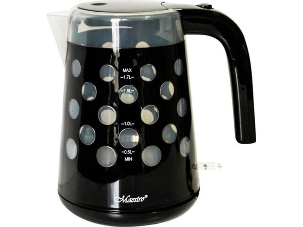Feel Maestro MR045 black, 1,7 l, 2200 W, Sort, Plast, Justerbar termostat, Vannivåindikator