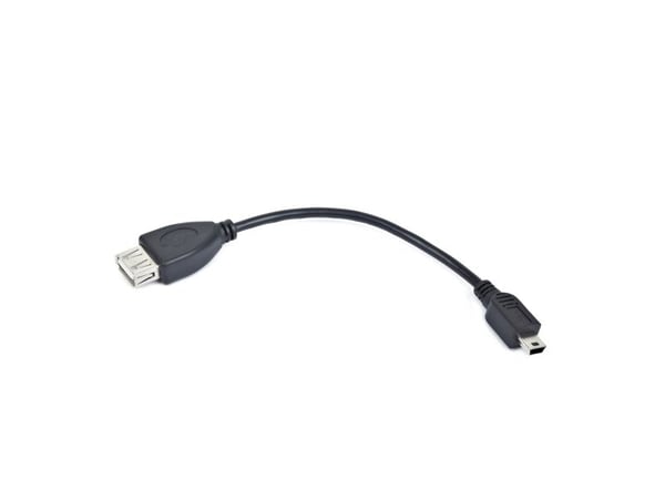 Gembird - Dataadapter - USB typ B hona till mini-USB typ B hane - 15 cm