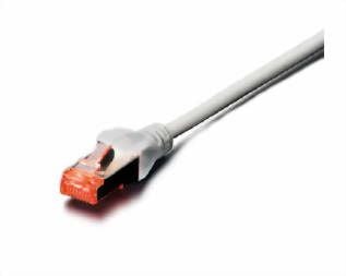 DIGITUS Professional - Patch-kabel - RJ-45 (hane) till RJ-45 (hane) - 15 m - SFTP - CAT 6 - startad, halogenfri, hakfri - grå