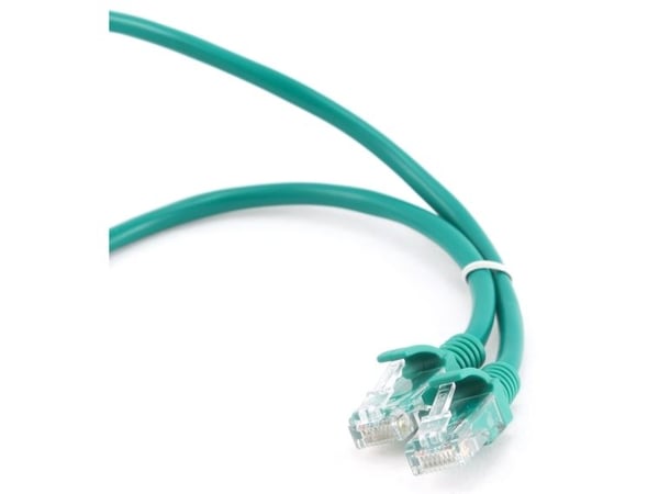 Gembird - Koblingskabel - RJ-45 (hann) til RJ-45 (hann) - UTP - CAT 5e - formstøpt, uten hindringer - grønn