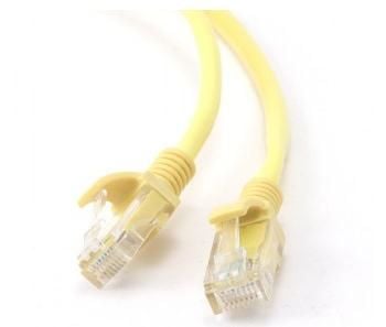 Gembird - Koblingskabel - RJ-45 (hann) til RJ-45 (hann) - UTP - CAT 5e - formstøpt - gul