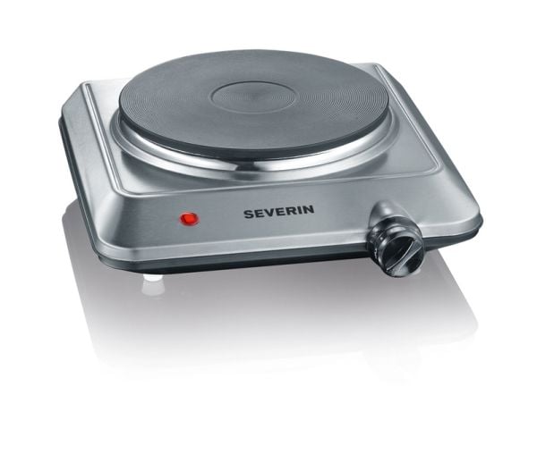 SEVERIN KP 1092 - Elektrisk varmeplate - 1.5 kW - børstet rustfritt stål